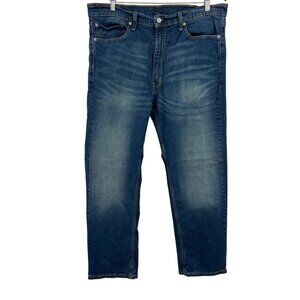 Levis Mens 505 Jeans Regular Fit Straight Leg Jeans 38 X 30 Blue Denim EUC